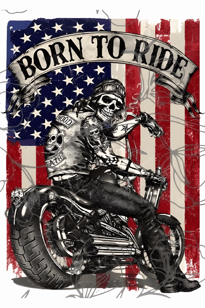 Camisa Motorcycle - Born to ride (B01 | P, C01 | Masculino)