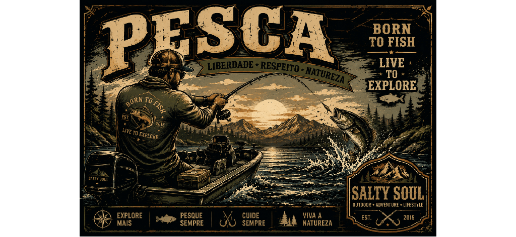 [M-PES012] Caneca Pesca - X