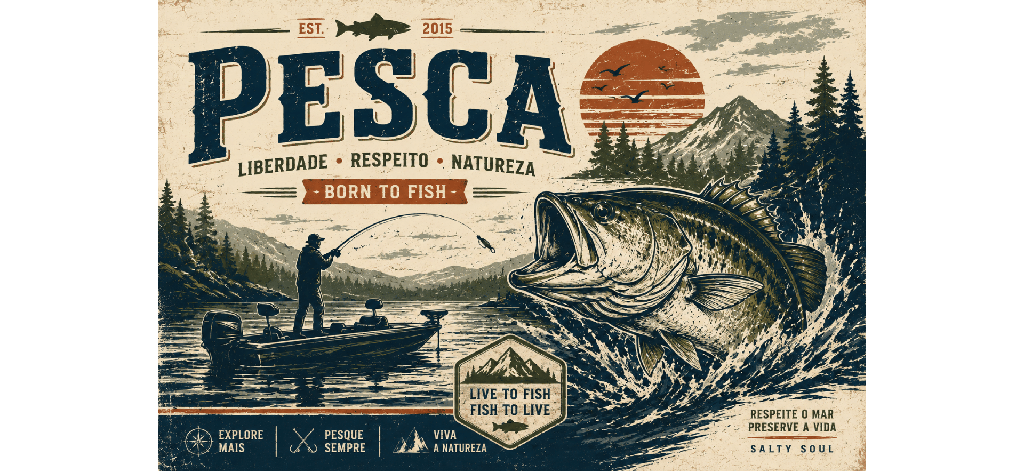 [M-PES015] Caneca Pesca - XIII
