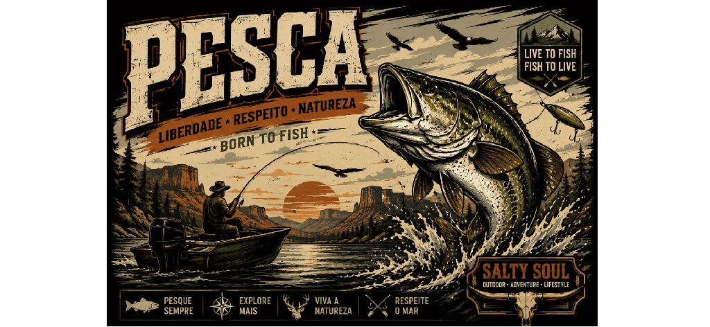 [M-PES018] Caneca Pesca - XVI
