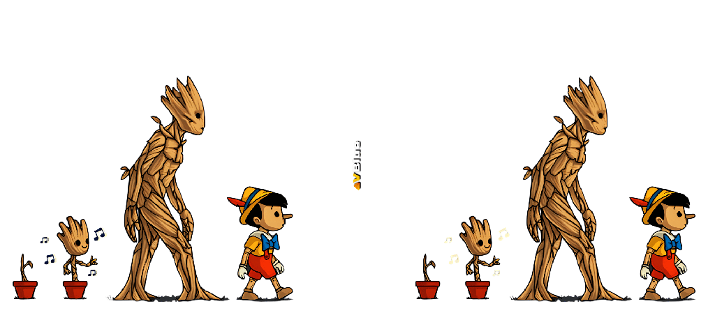 [M-DRW002] Caneca Drawing - Groot
