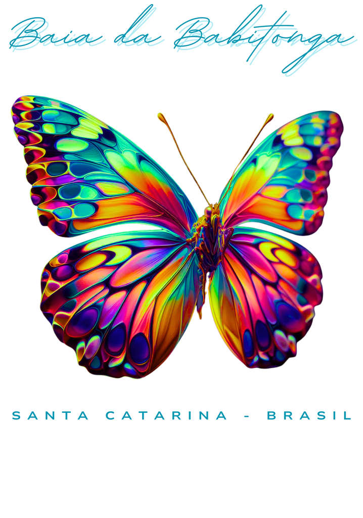 Camisa Nature Collection Baía da Babitonga - Borboleta