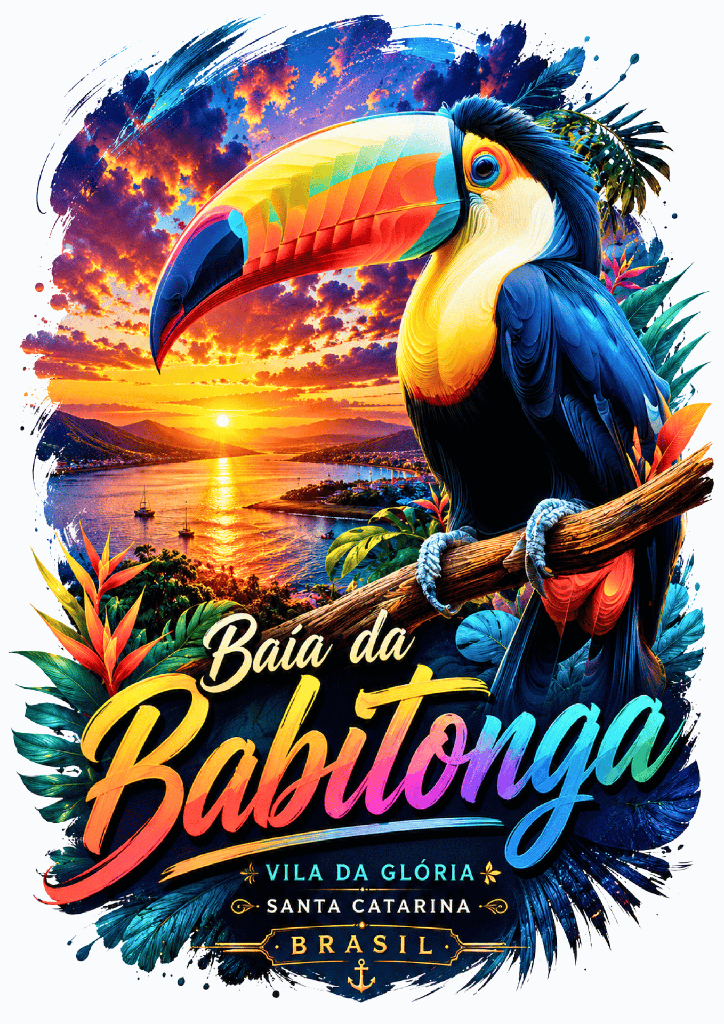 Camisa Nature Collection Baía da Babitonga - Golfinhos II