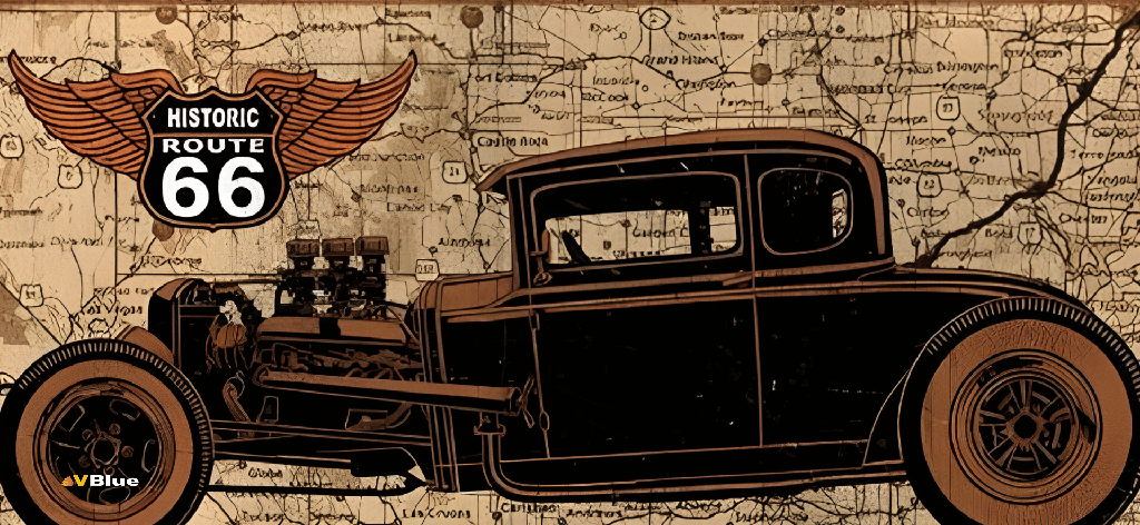 [M-CAR-HOT003] Caneca Cars HotRod - Historic Route