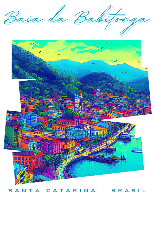 Camisa Nature Collection Baía da Babitonga - Vista da Cidade (B01 | P, C01 | Masculino)