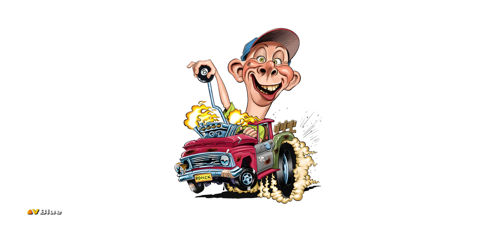[M-CAR-HOT013] Caneca Cars HotRod - Bubba J