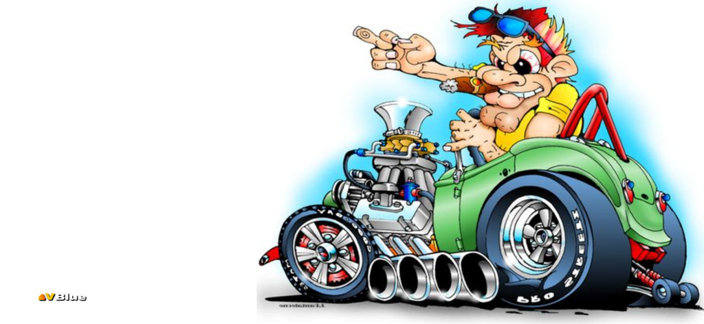[M-CAR-HOT023] Caneca Cars HotRod - Rat Fink