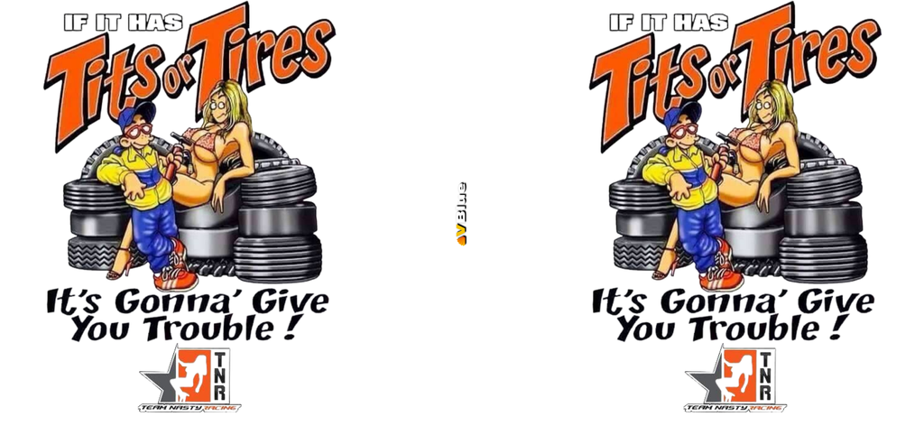 [M-CAR-HOT024] Caneca Cars HotRod - Tits or Tires