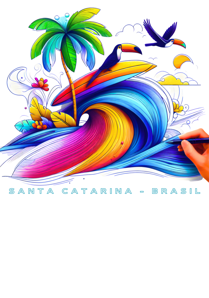 Camisa Nature Collection Surf - VIII (B01 | P, C01 | Masculino)