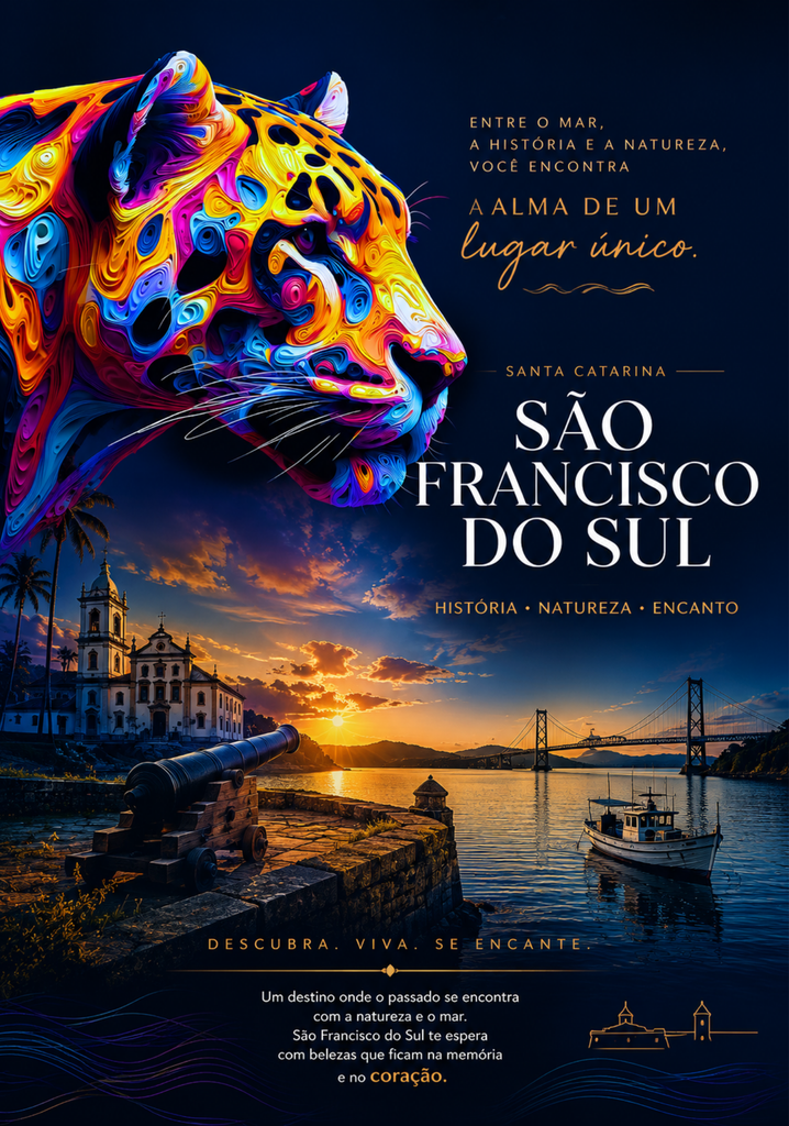 Camisa Nature Collection São Francisco do Sul - Onça-pintada (B01 | P, C01 | Masculino)