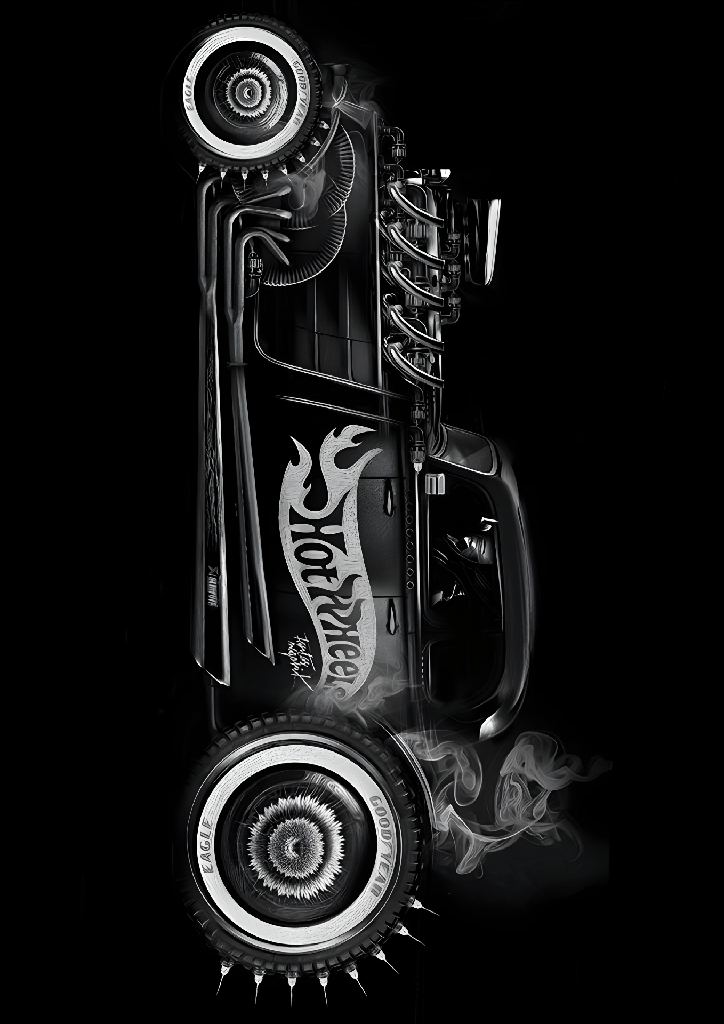 Camisa Cars Hotrod - Rodders ink