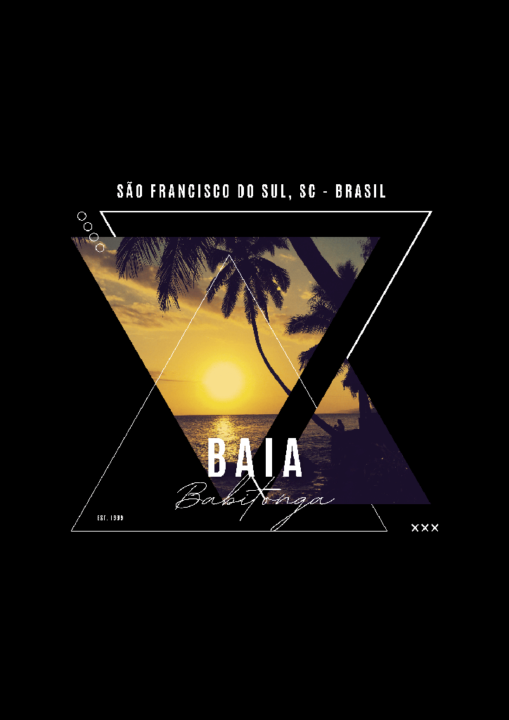 Camisa Surf - Baia da Babitonga VI (B01 | P, C01 | Masculino)
