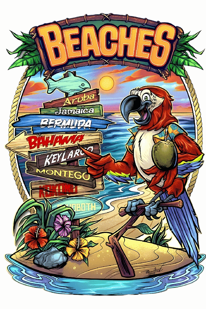 Camisa Surf - Beaches
