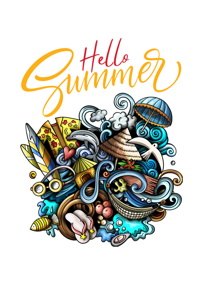 Camisa Surf - Hello Summer (B01 | P, C01 | Masculino)