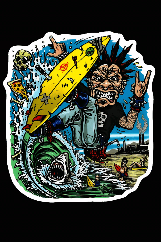 Camisa Surf - Rock (B01 | P, C01 | Masculino)
