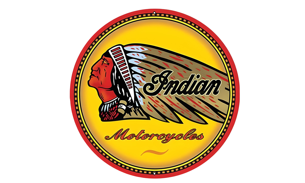 [C-MTC001-A01] Boné Motorcycle - Indian (A01 | Branco)