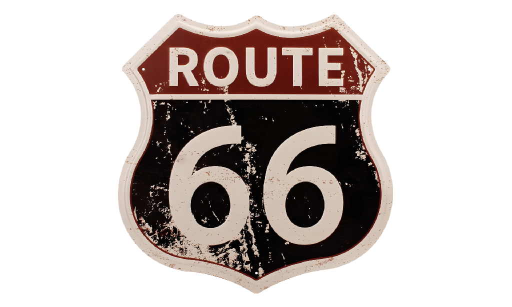 [C-MTC002-A01] Boné Motorcycle - Route 66 (A01 | Branco)
