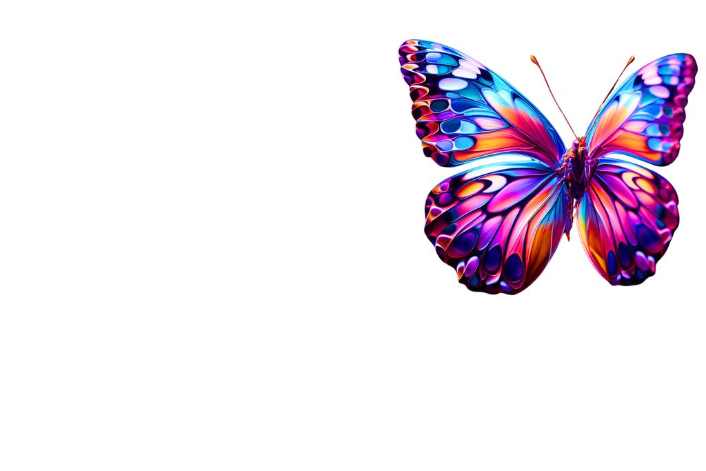 [C-NAT001-A01] Boné Nature Collection - Borboleta (A01 | Branco)