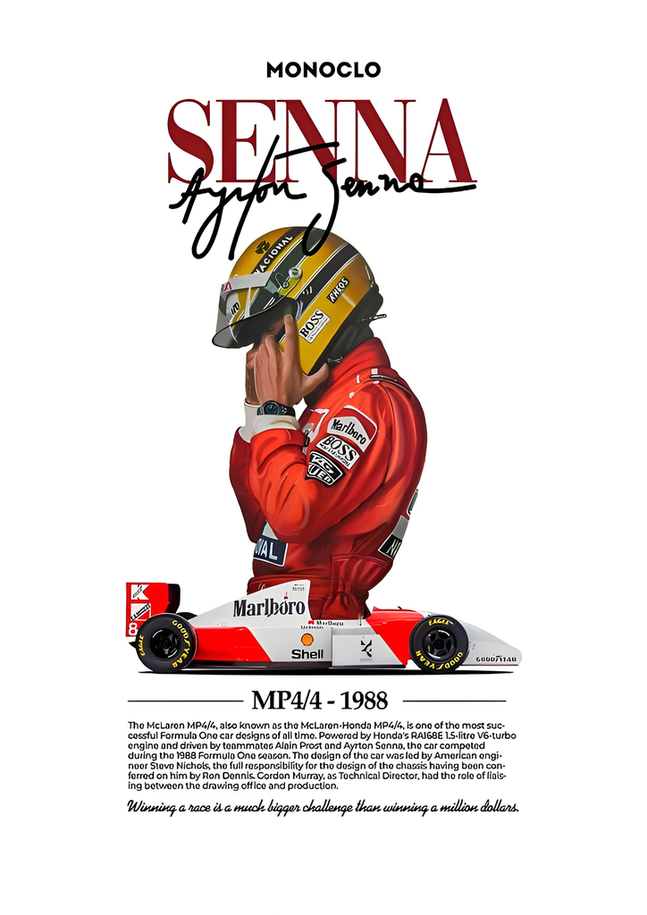 [T-CAR002] Camisa Cars - Ayrton Senna