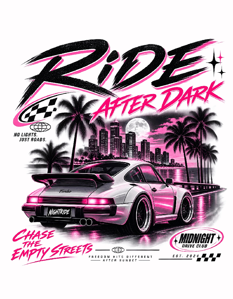 [T-CAR010] Camisa Cars - Roda JDM Performance Side View